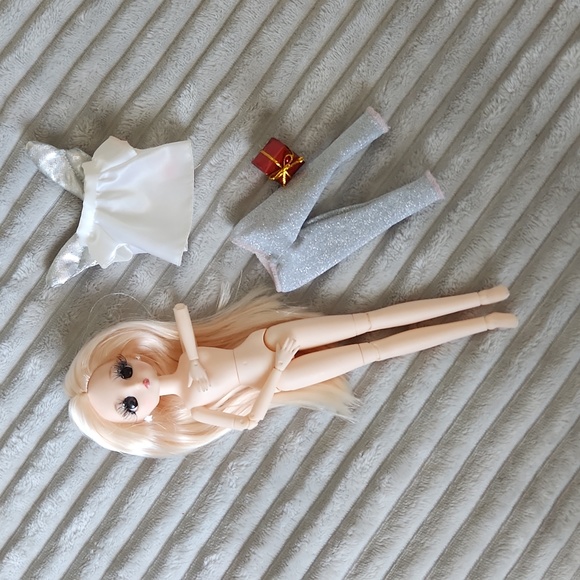 COPY - Sweet handmade bjd doll dressed as Angel doll - Picture 6 of 7